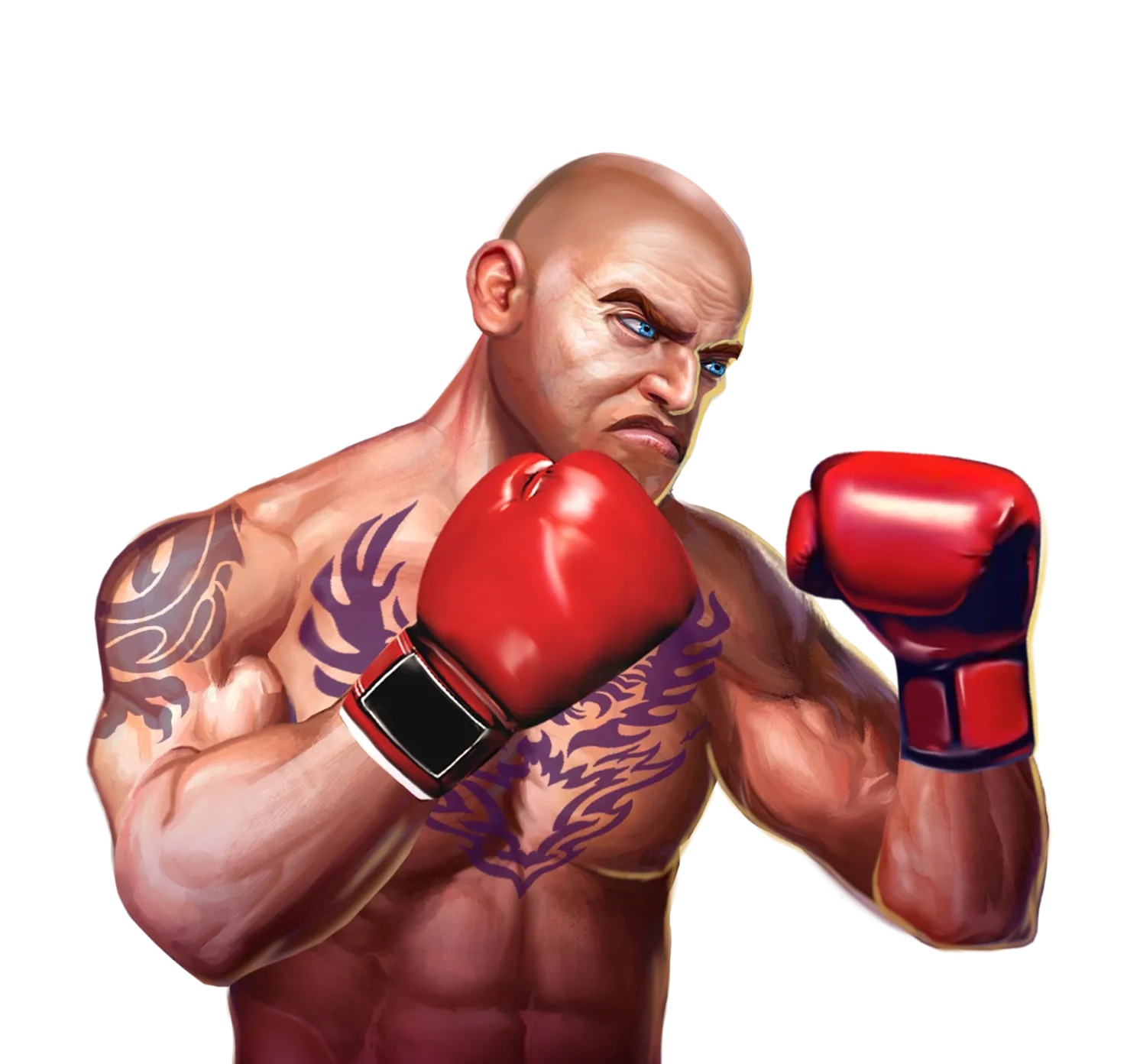 Lucky Punch Megaways desktop action banner character